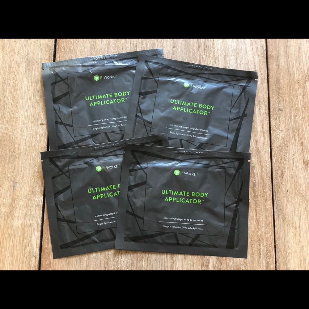 4 Itworks body wraps.